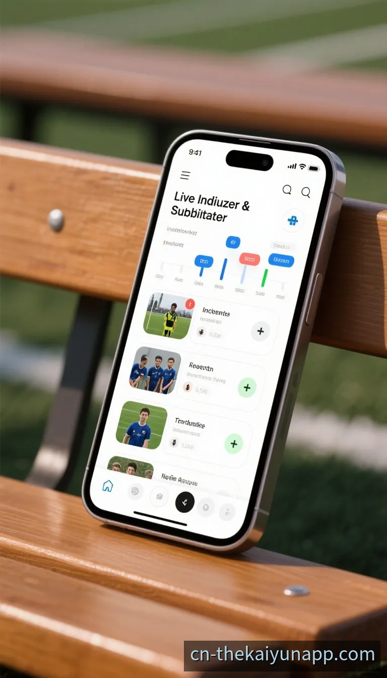 开云体育 iOS APP界面示意